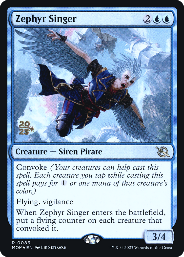 Zephyr Singer (PRE-86S) (Foil)