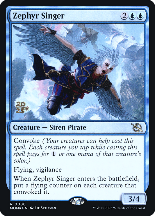 Zephyr Singer (PRE-86S) (Foil)