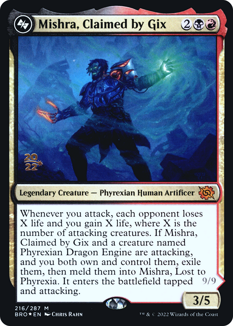 Mishra, Claimed by Gix (PRE-216S) (Foil)