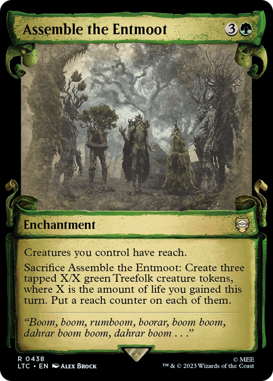 Assemble the Entmoot (LTC-438) (Showcase) (Scroll) (Foil)