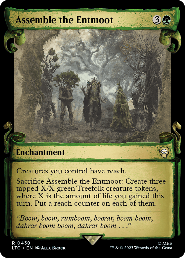 Assemble the Entmoot (LTC-438) (Showcase) (Scroll)