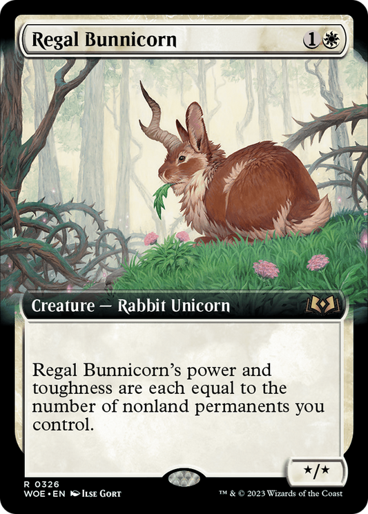 Regal Bunnicorn (WOE-326) (Extended Art) (Foil)