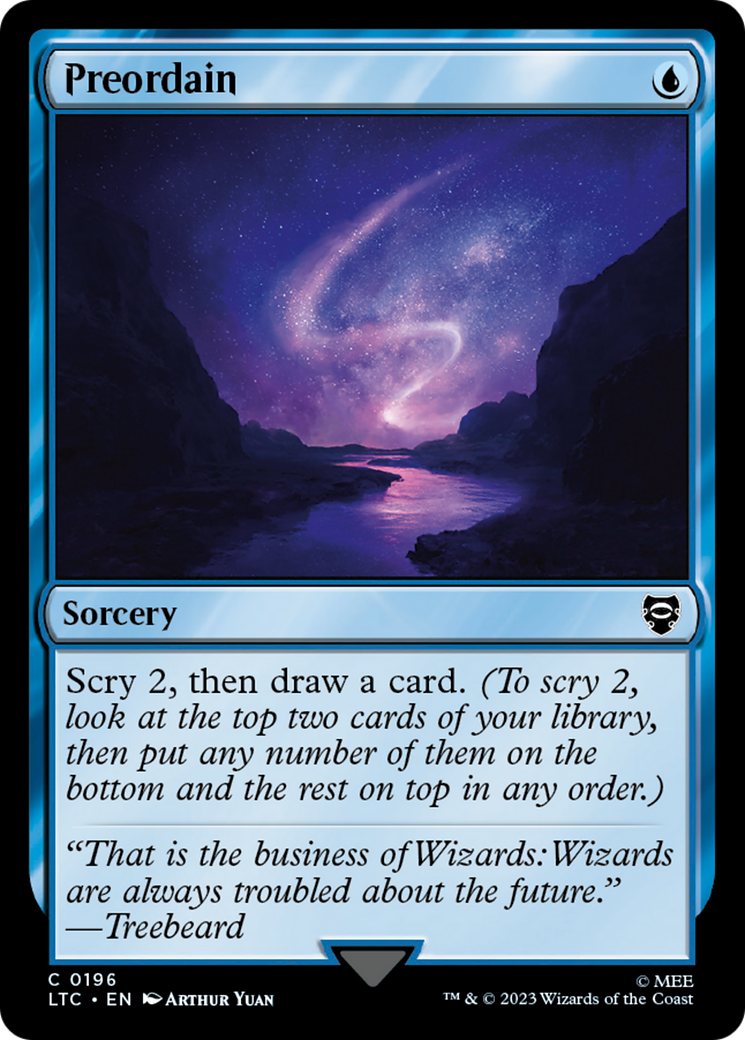 Preordain (LTC-196)