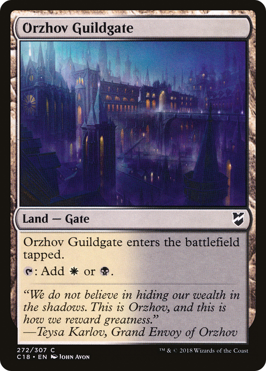 Orzhov Guildgate (C18-272)