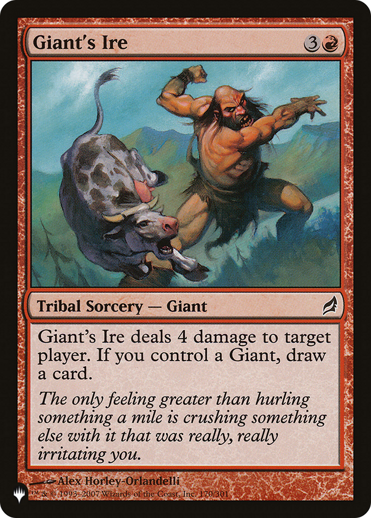 Giant's Ire (LIST-LRW-170)