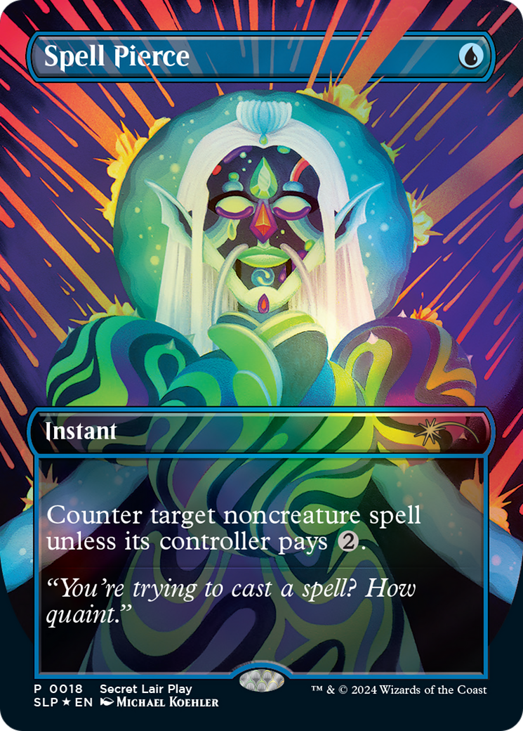 Spell Pierce (SLP-018) (Borderless) (Foil)