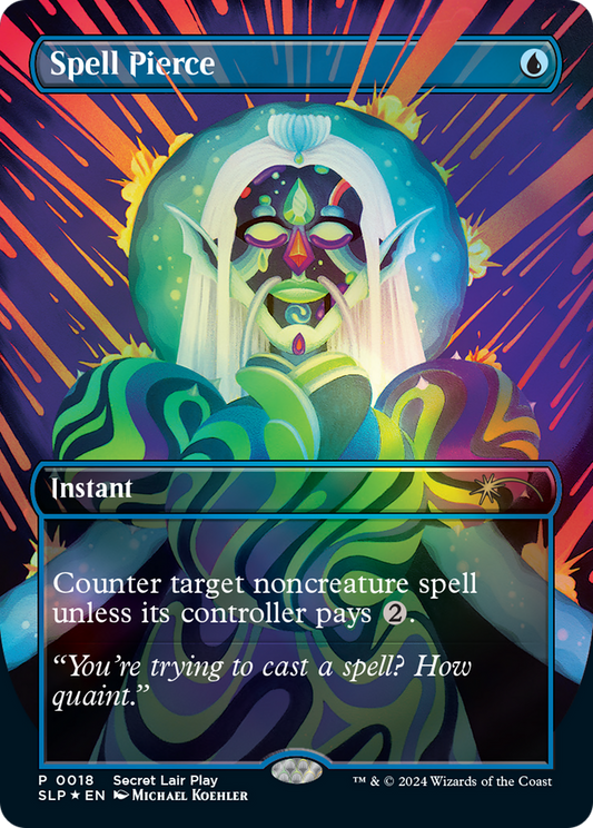 Spell Pierce (SLP-018) (Borderless) (Foil)