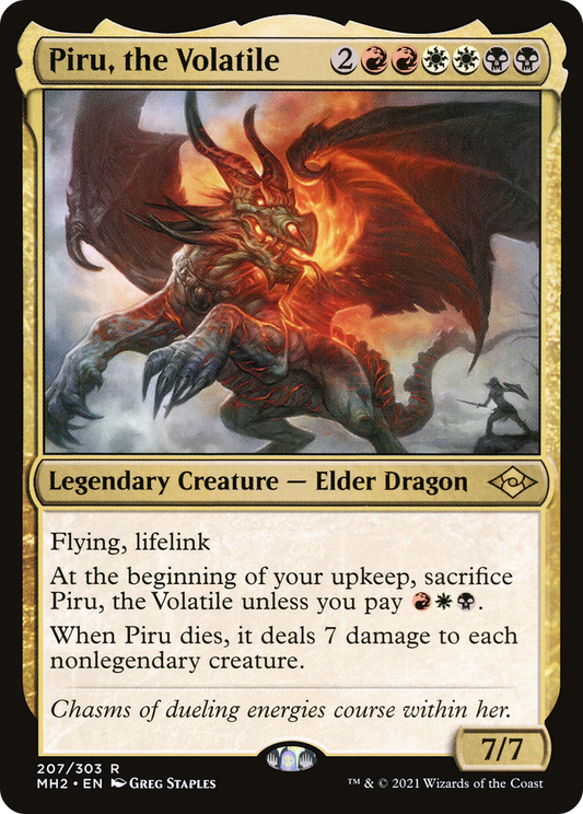 Piru, the Volatile (MH2-207) (Foil)