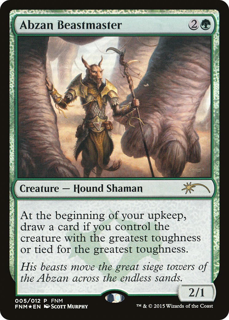 Abzan Beastmaster (FNM-005) (Foil)