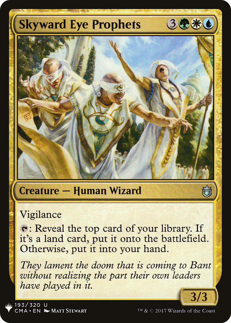 Skyward Eye Prophets (LIST-CMA-193)