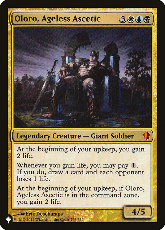 Oloro, Ageless Ascetic (LIST-C13-203)