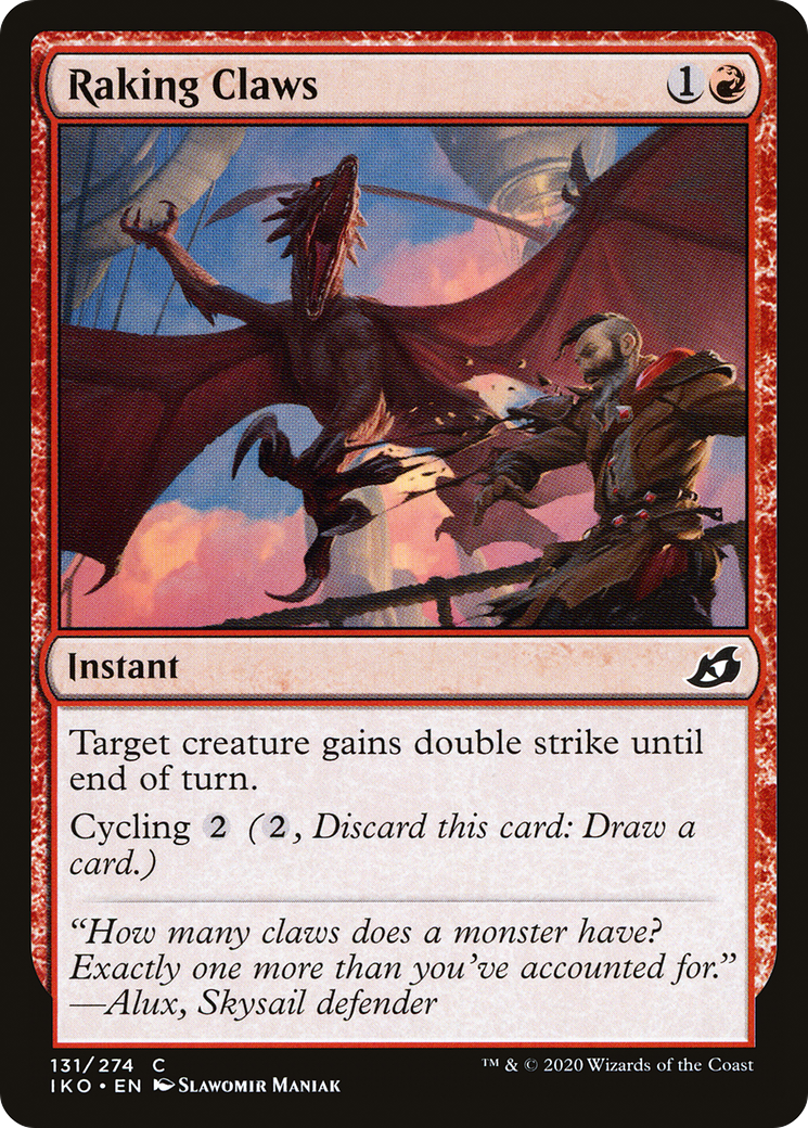 Raking Claws (IKO-131) (Foil)