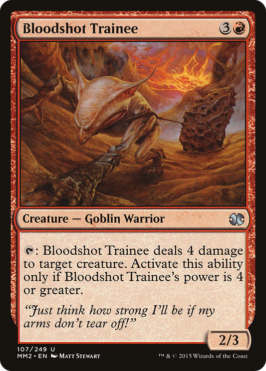 Bloodshot Trainee (MM2-107) (Foil)