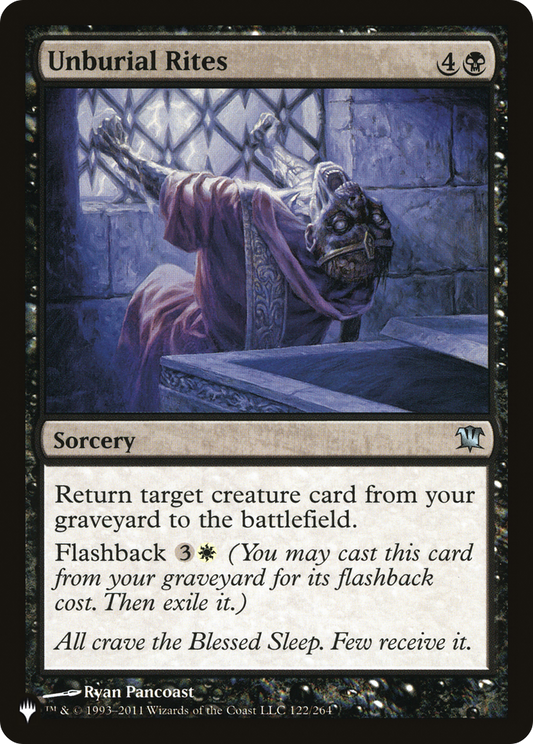 Unburial Rites (LIST-ISD-122)