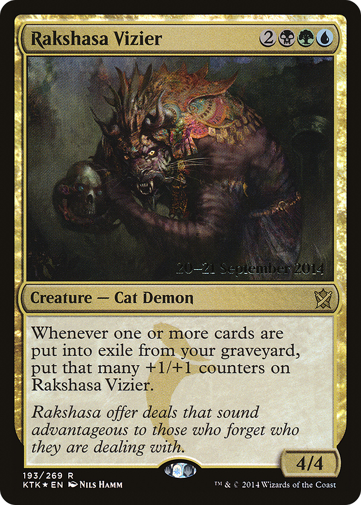 Rakshasa Vizier (PRE-193S) (Foil)