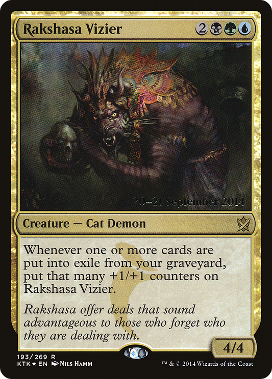 Rakshasa Vizier (PRE-193S) (Foil)
