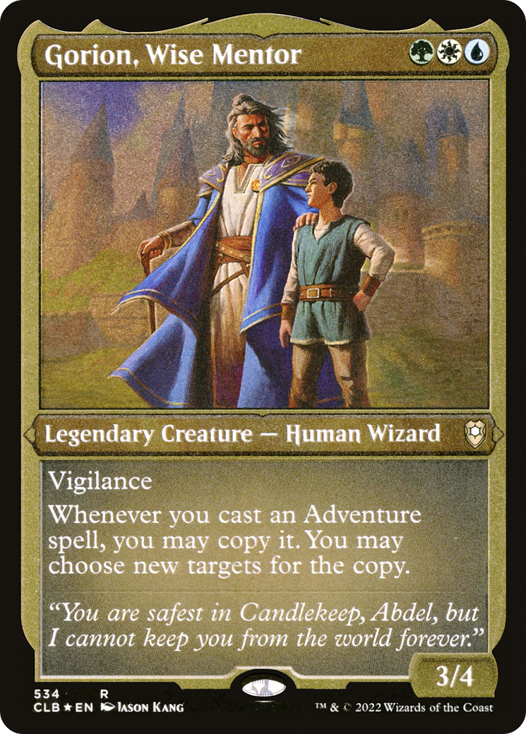 Gorion, Wise Mentor (CLB-534) (Etched Foil)