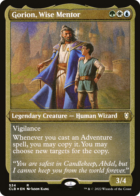 Gorion, Wise Mentor (CLB-534) (Etched Foil)