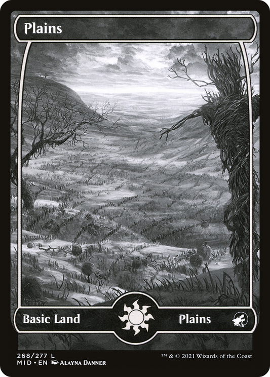 Plains (MID-268) (Full Art, Showcase)