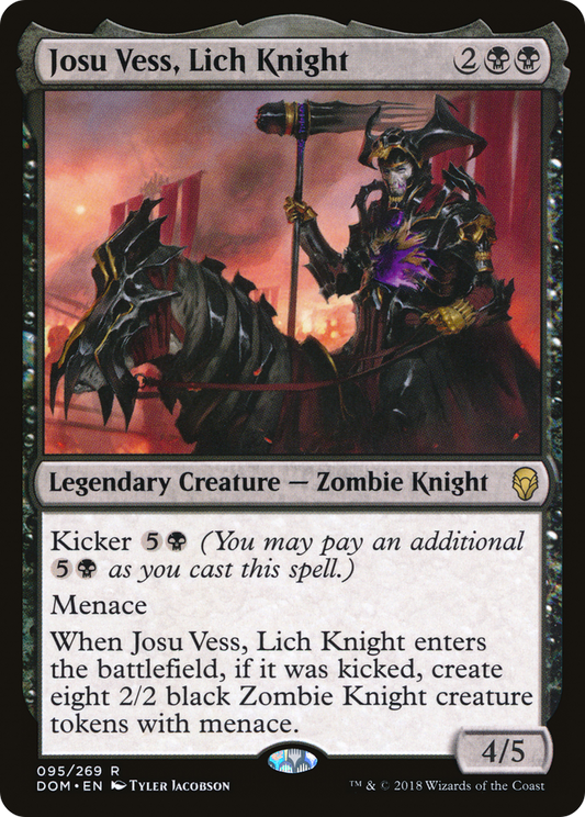 Josu Vess, Lich Knight (DOM-095) (Foil)