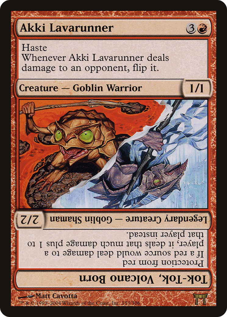 Akki Lavarunner // Tok-Tok, Volcano Born (CHK-153)