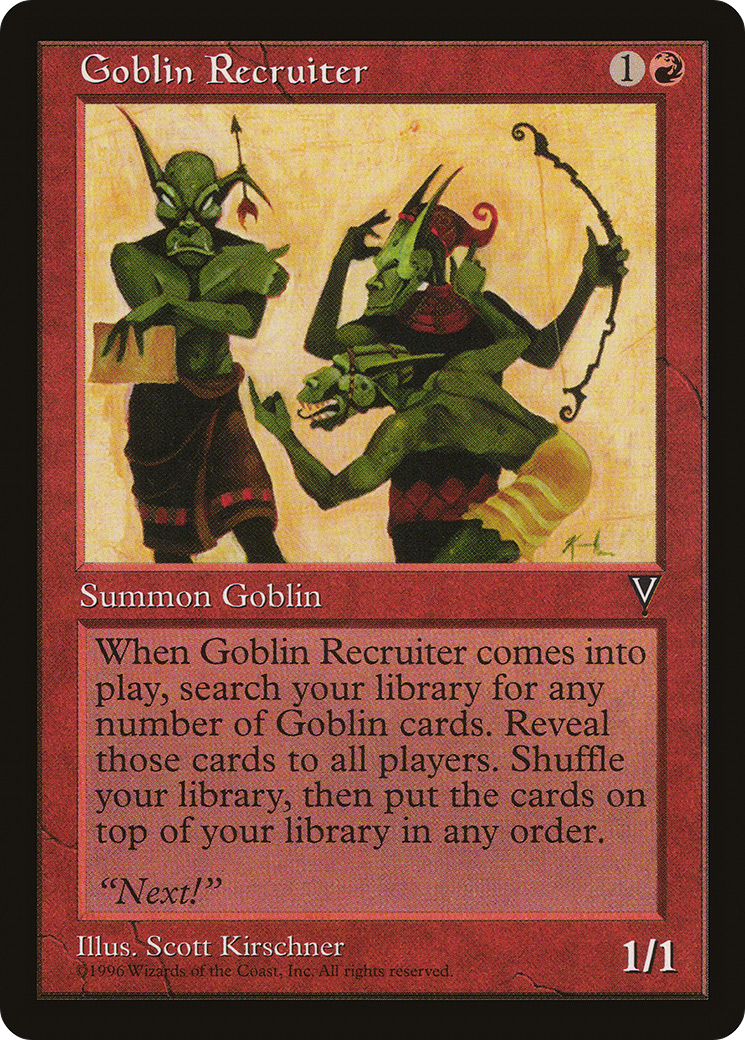 Goblin Recruiter (VIS-080)