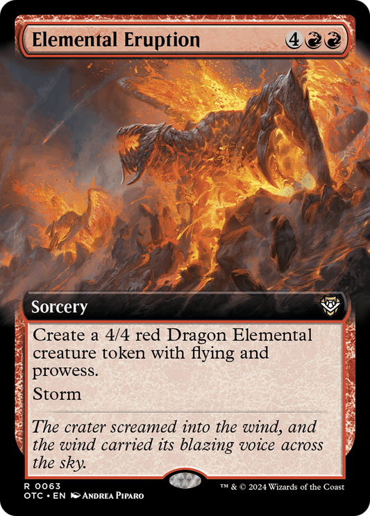 Elemental Eruption (OTC-063) (Extended Art)