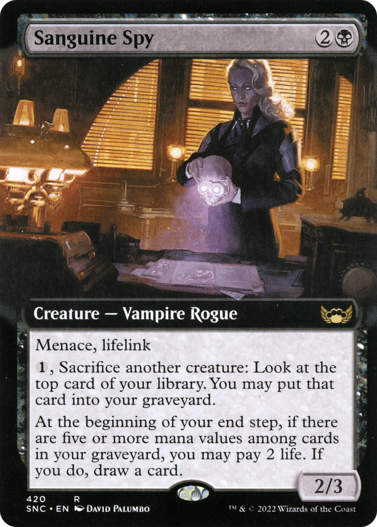 Sanguine Spy (SNC-420) (Extended Art)
