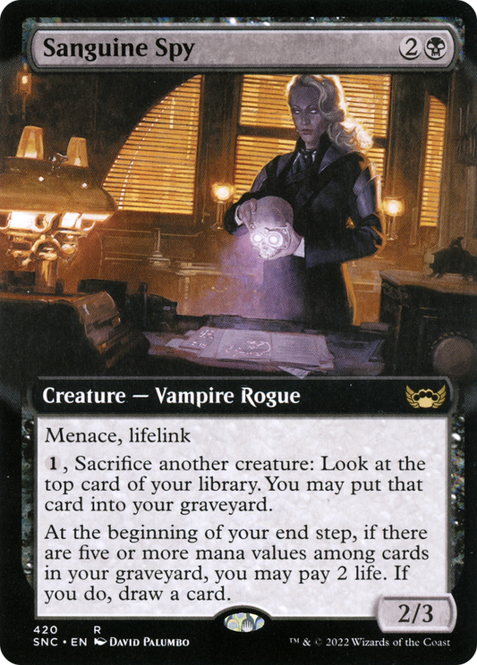 Sanguine Spy (SNC-420) (Extended Art) (Foil)