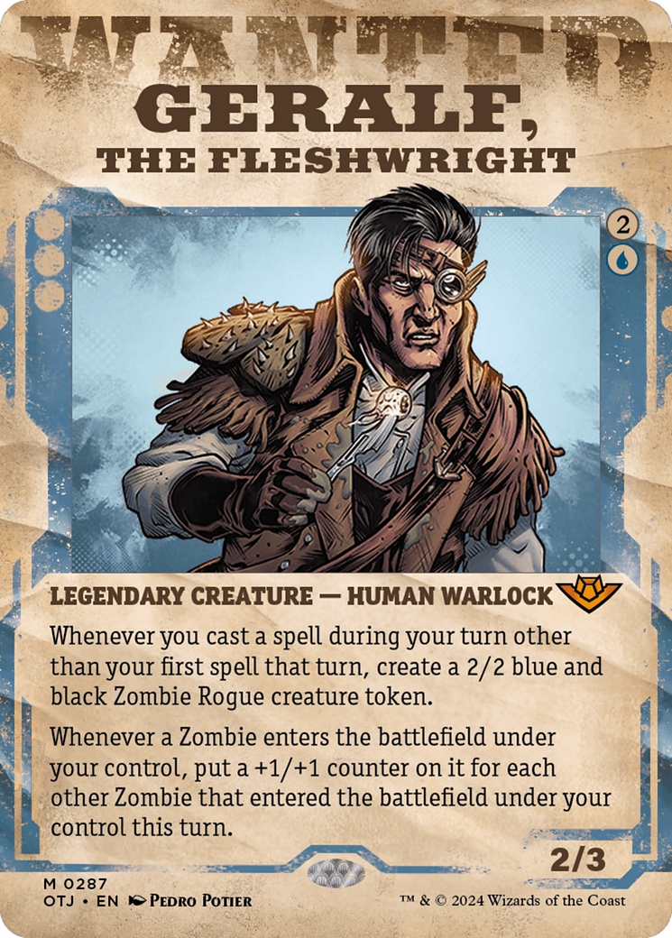 Geralf, the Fleshwright (OTJ-287) (Showcase) (Borderless)
