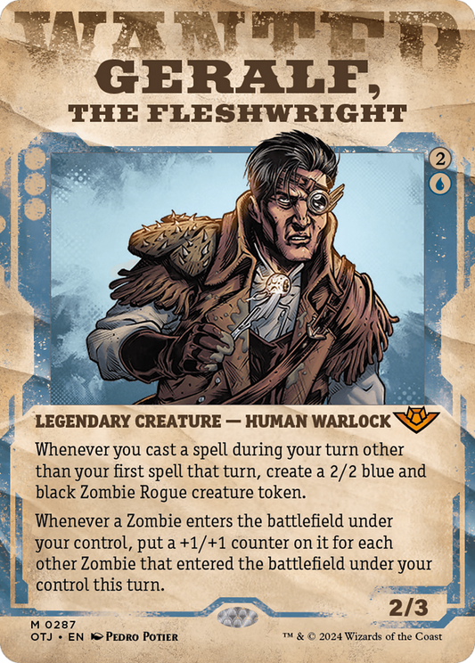 Geralf, the Fleshwright (OTJ-287) (Showcase) (Borderless) (Foil)