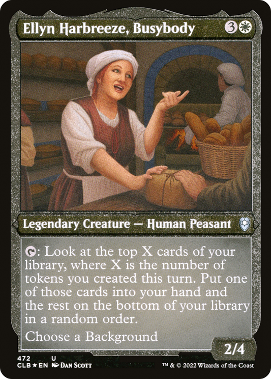 Ellyn Harbreeze, Busybody (CLB-472) (Etched Foil)