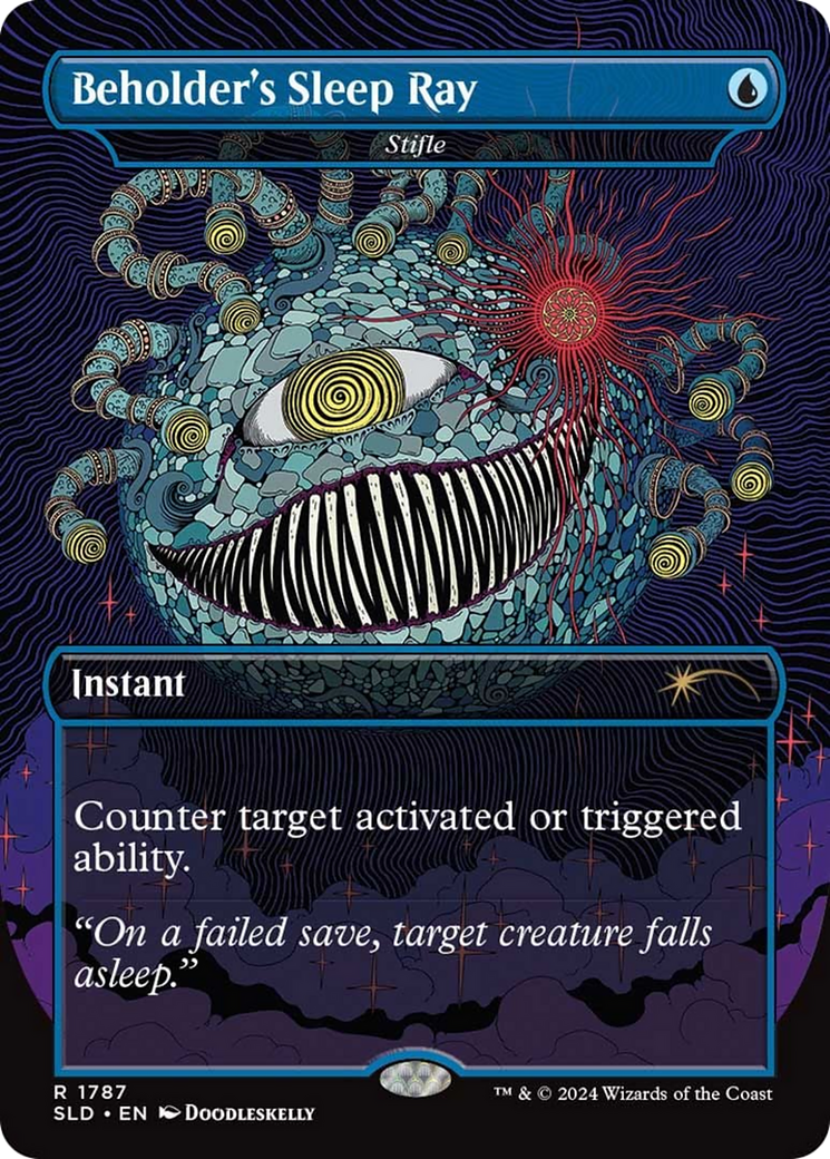 Beholder's Sleep Ray / Stifle (SLD-1787) (Borderless)