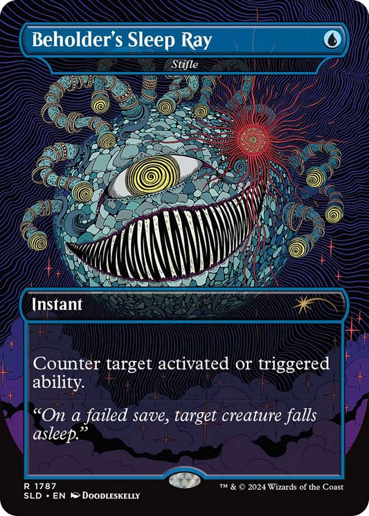 Beholder's Sleep Ray / Stifle (SLD-1787) (Borderless)
