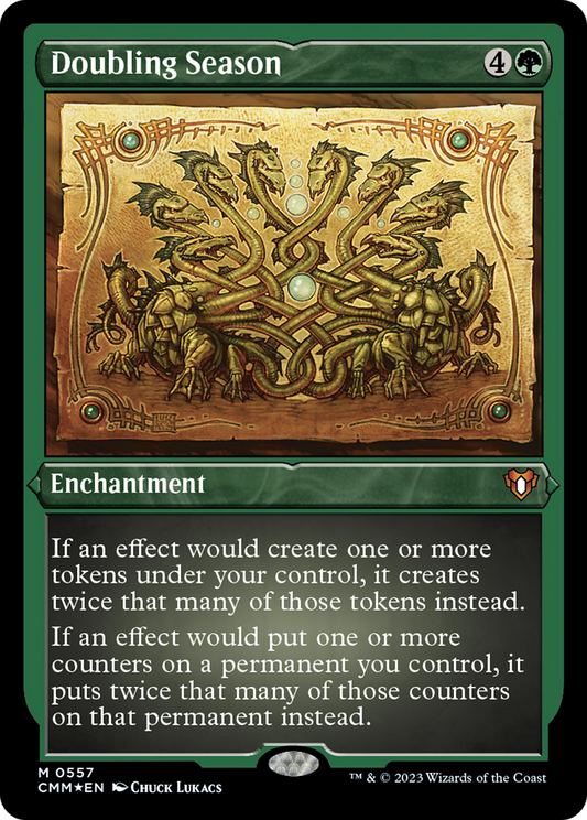 Doubling Season (CMM-557) (Etched Foil)
