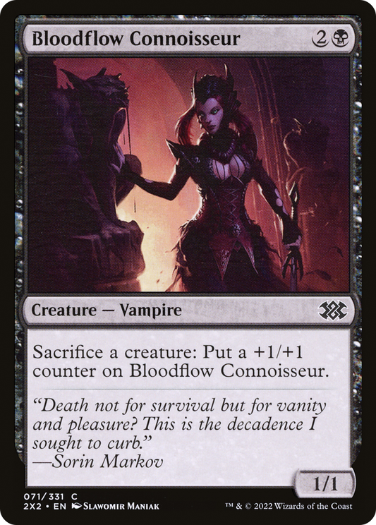 Bloodflow Connoisseur (2X2-071) (Foil)