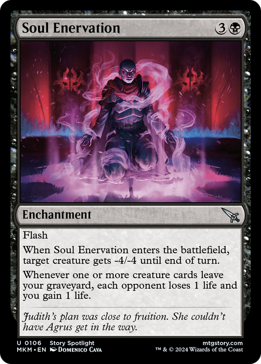Soul Enervation (MKM-106) (Foil)