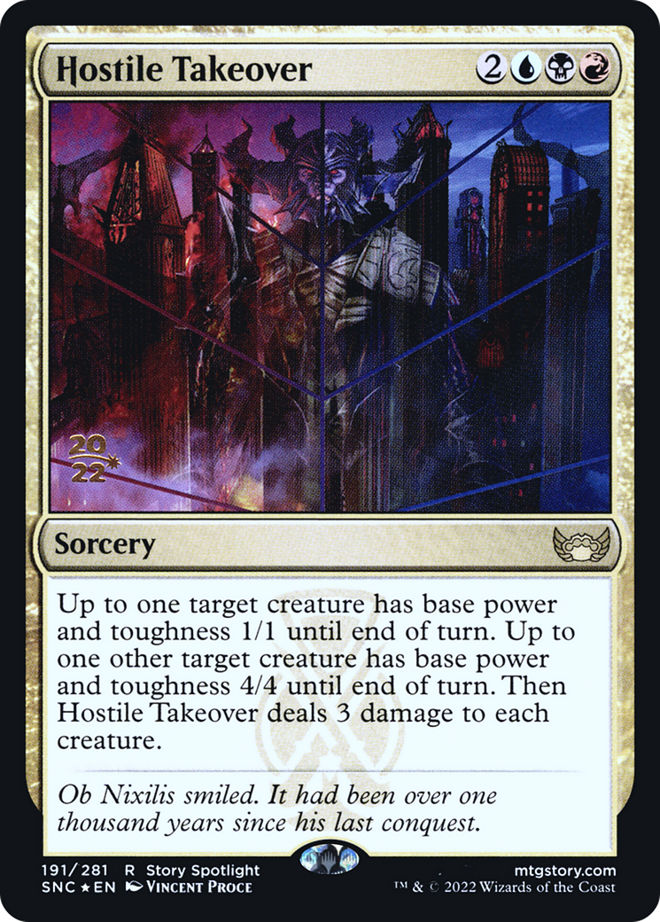 Hostile Takeover (PRE-191S) (Foil)