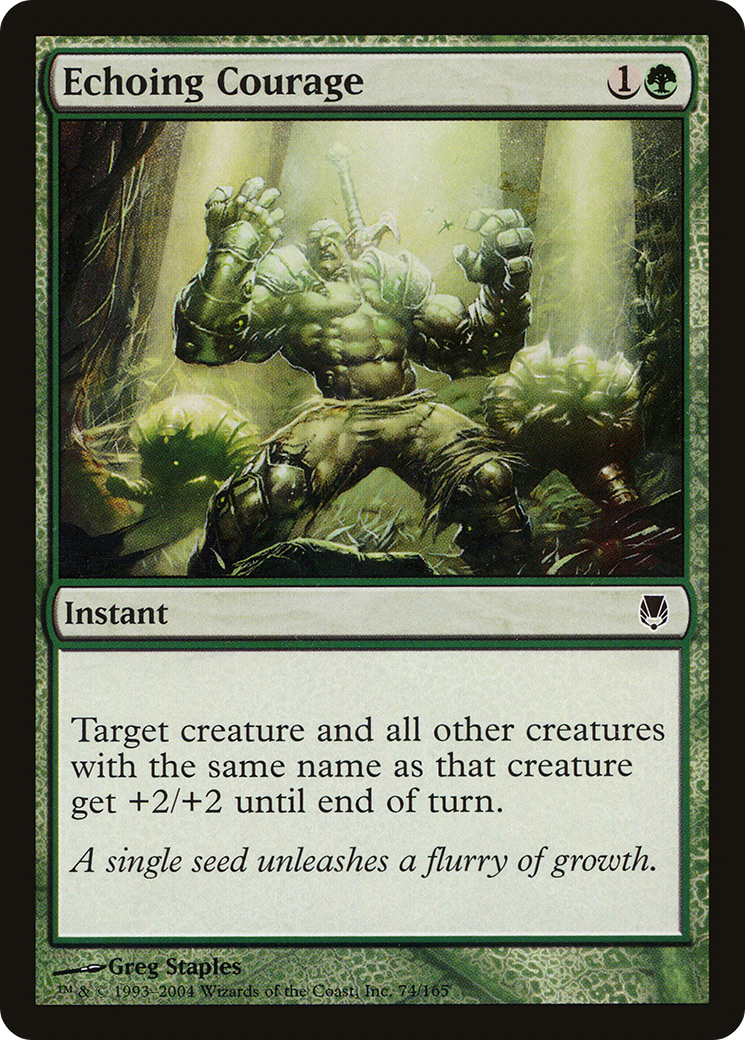 Echoing Courage (DST-074) (Foil)
