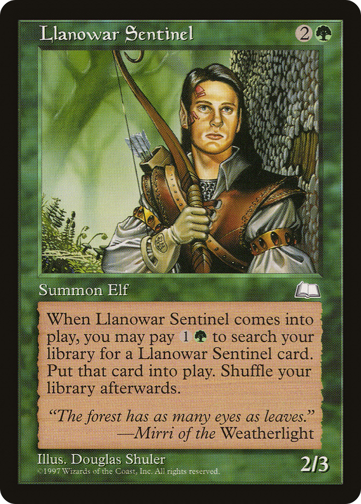 Llanowar Sentinel (WTH-134)