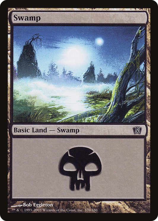Swamp (8ED-339★) (Foil)