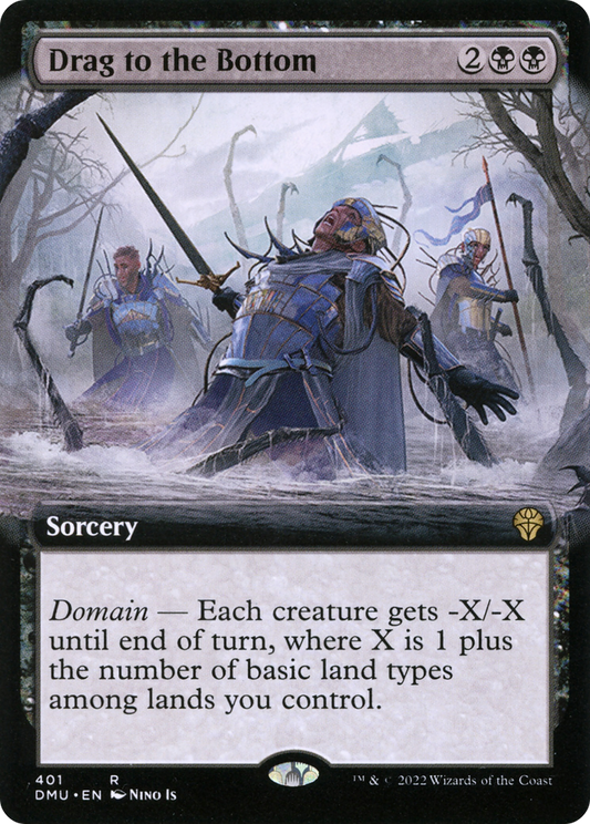 Drag to the Bottom (DMU-401) (Extended Art) (Foil)