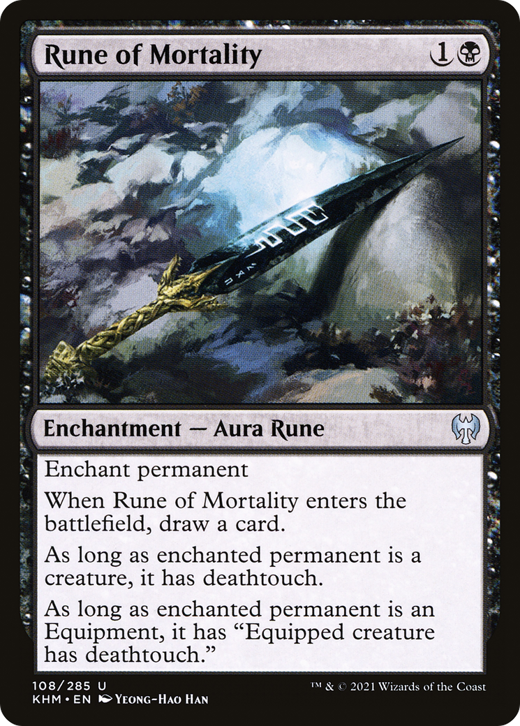 Rune of Mortality (KHM-108) (Foil)