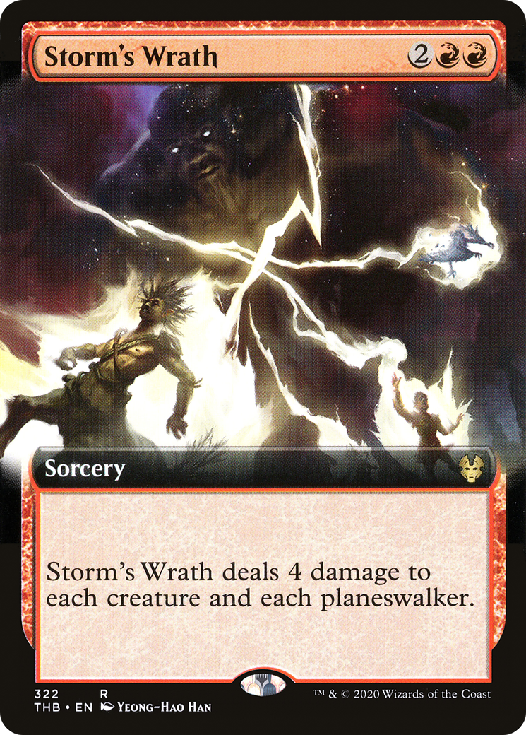 Storm's Wrath (THB-322) (Extended Art) (Foil)