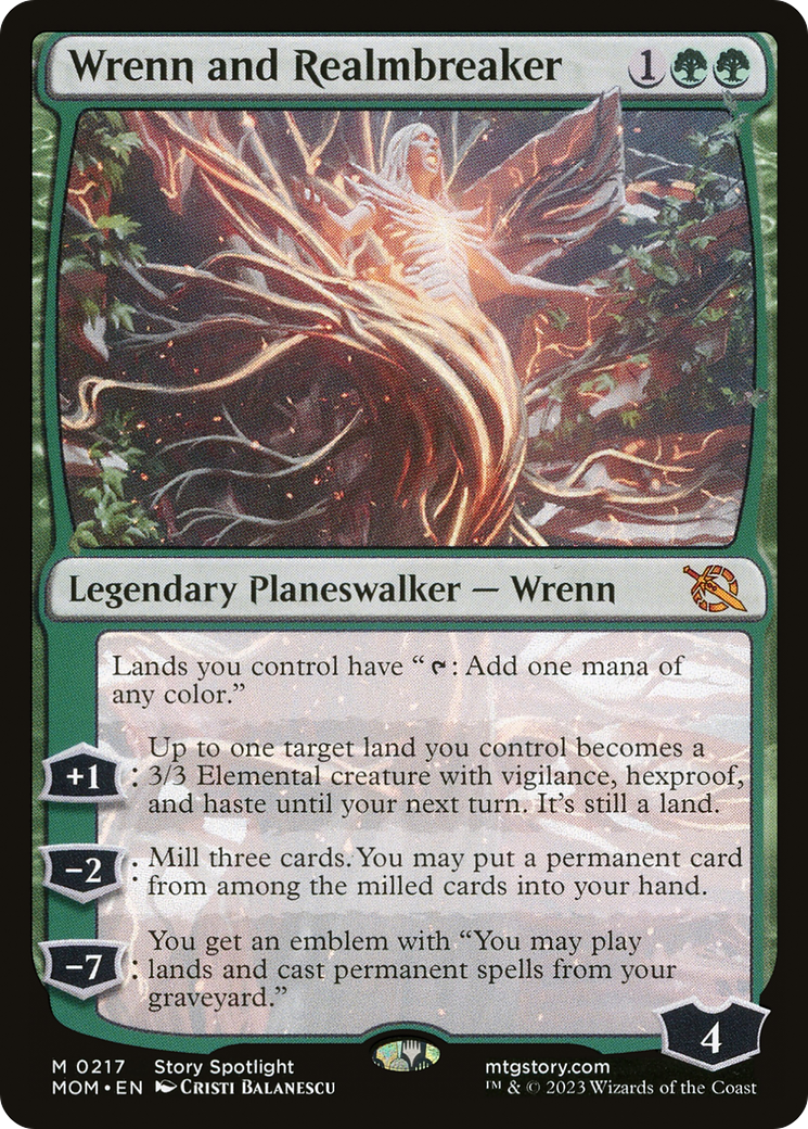 Wrenn and Realmbreaker (MOM-217) (Foil)
