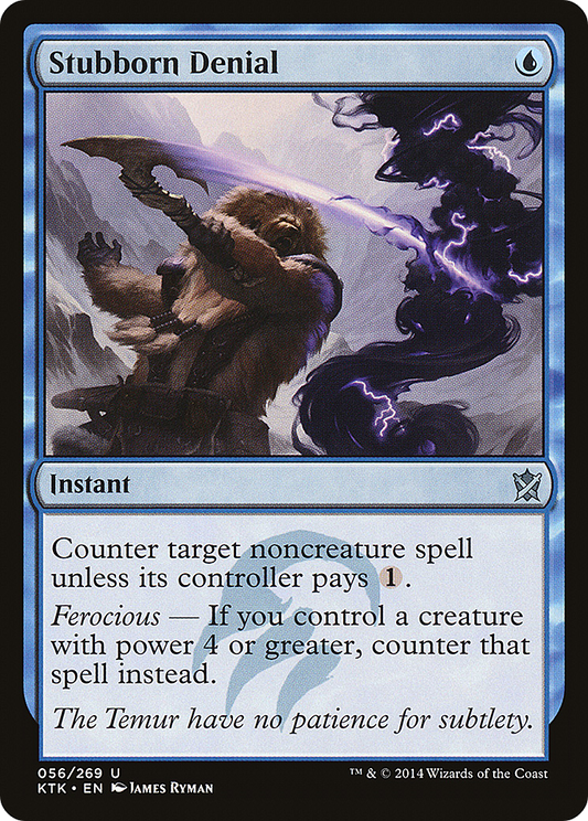 Stubborn Denial (KTK-056) (Foil)