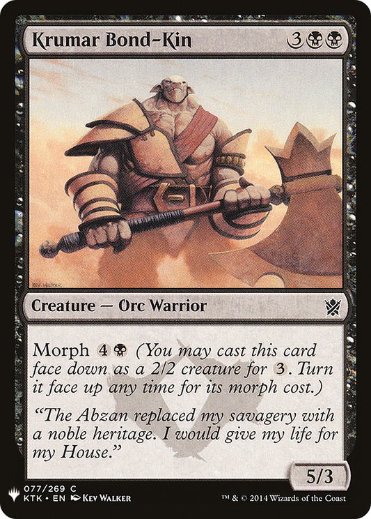 Krumar Bond-Kin (LIST-KTK-77)