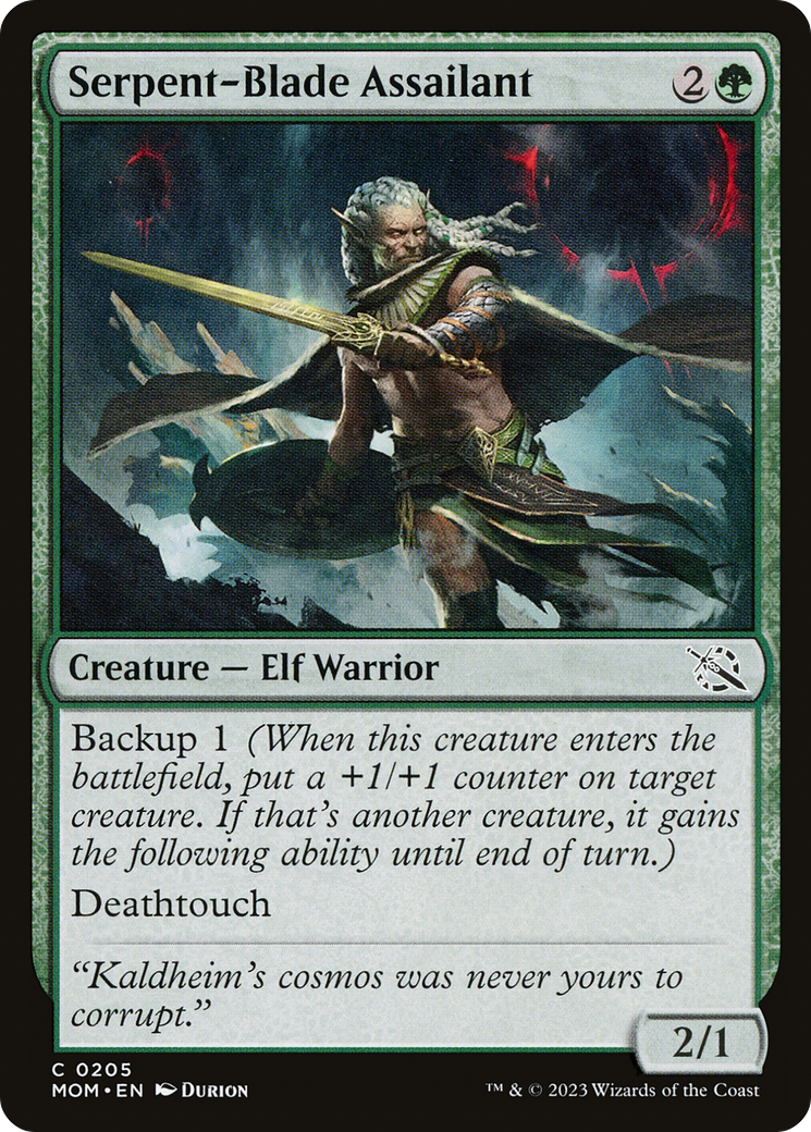 Serpent-Blade Assailant (MOM-205) (Foil)