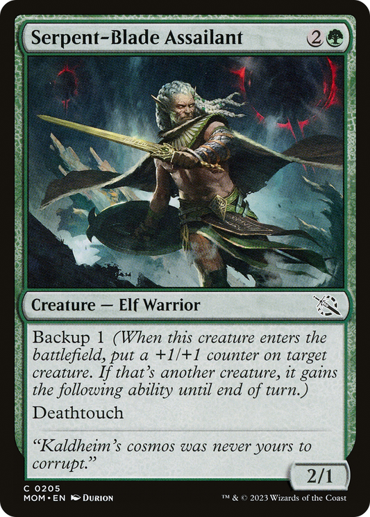 Serpent-Blade Assailant (MOM-205) (Foil)