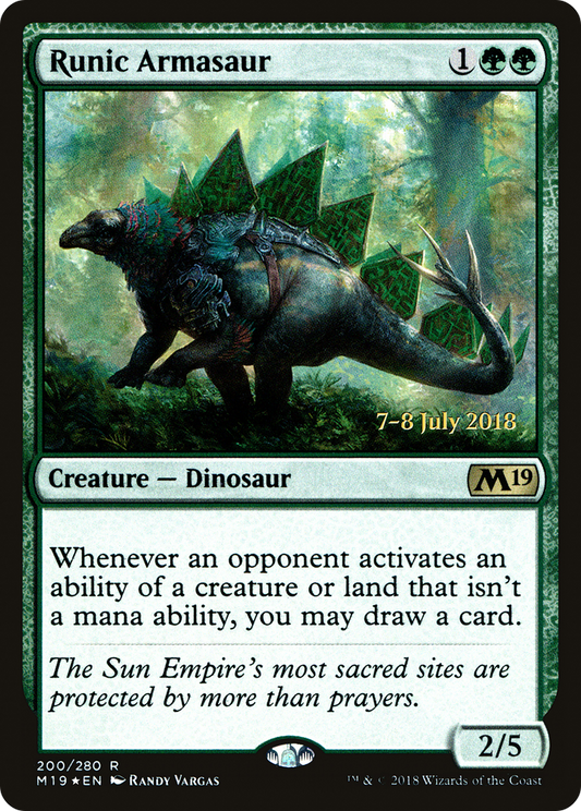 Runic Armasaur (PRE-200S) (Foil)